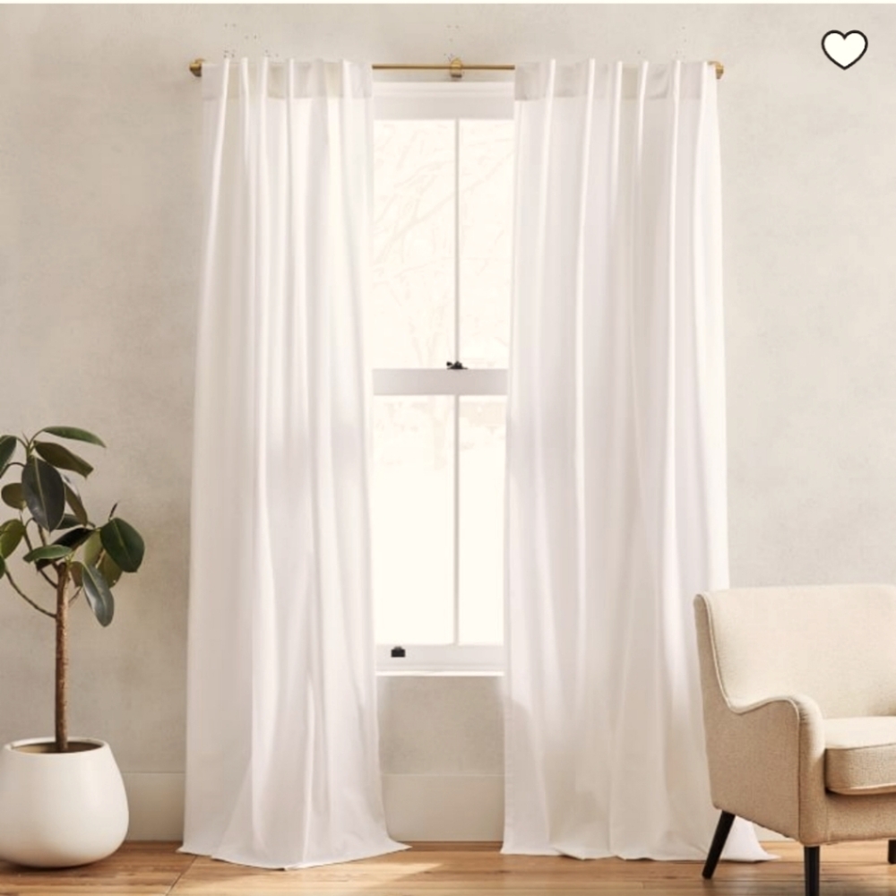 West Elm Curtain Panels (4) - 48 x 96